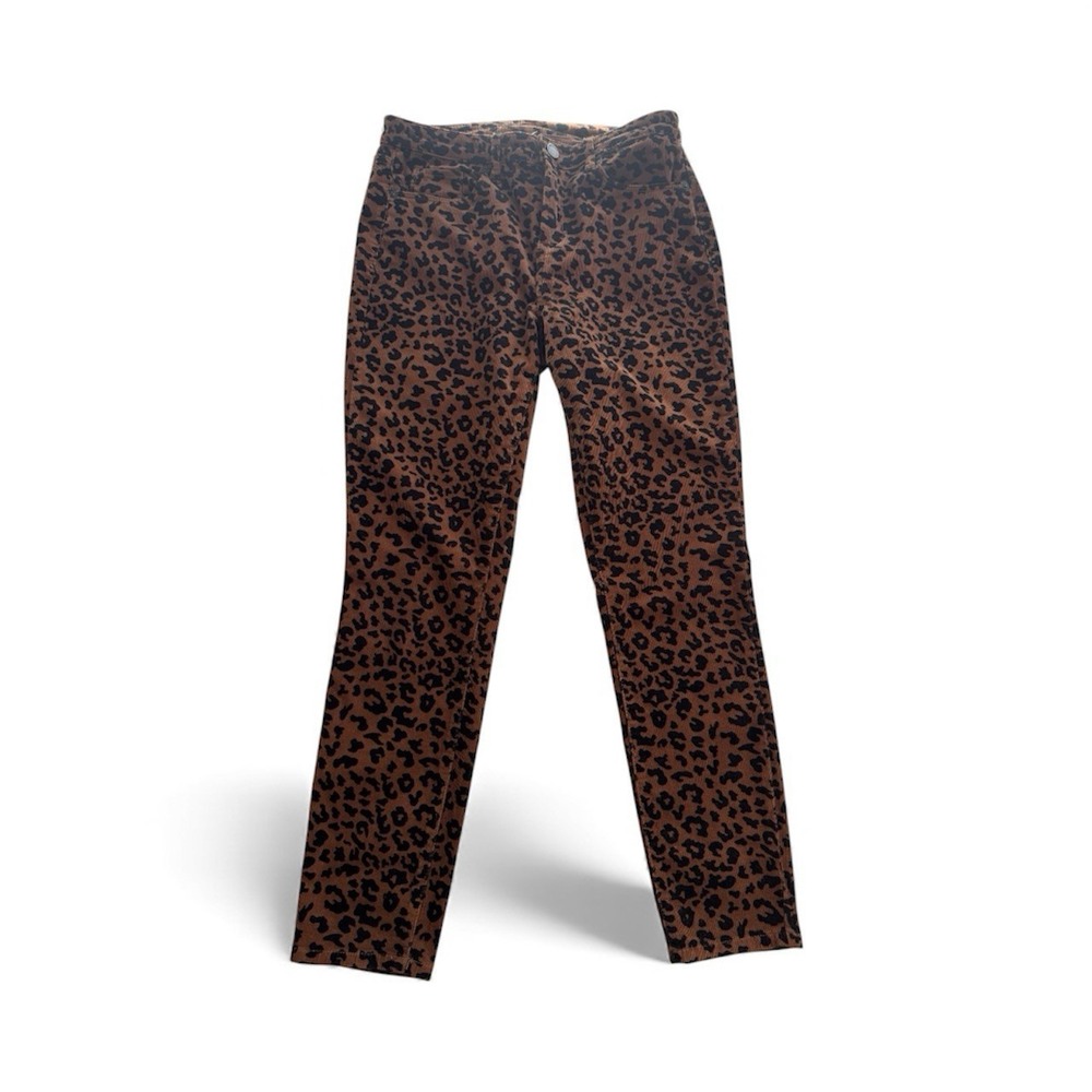 BlankNyC Leopard Print Corduroy Pants Size 4